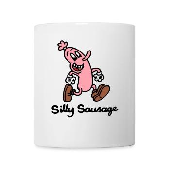 Silly Sausage - Mug - white - Front