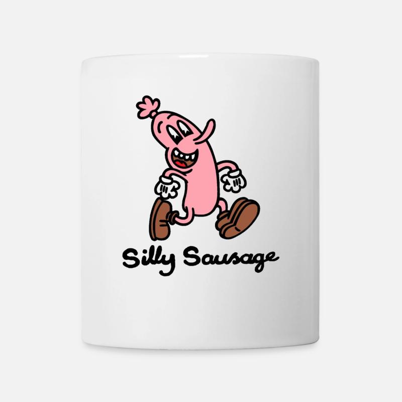 Silly Sausage - Mug - white
