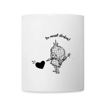 Vous devez mourir! Motif Lovesick. - Mug blanc - blanc - Devant