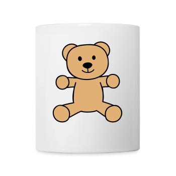 ours en peluche - Mug blanc - blanc - Devant