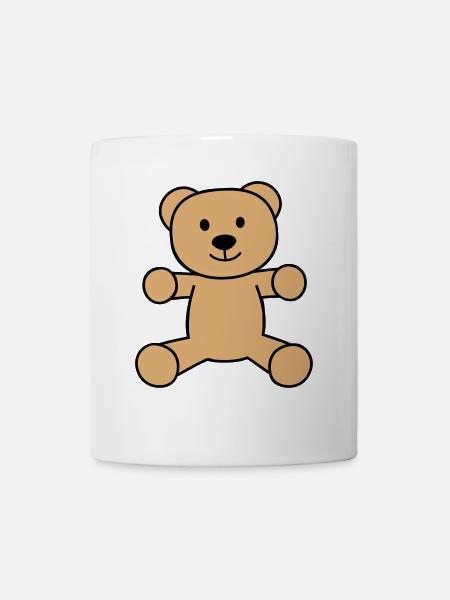 Teddybär - Tasse - Weiß