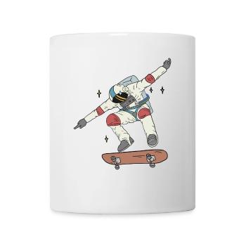 Astronaut Skater Space Skateboard Gift - Mug - white - Front