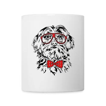 Funny MALTESER Glasses Dog Dog - Mug - white - Front