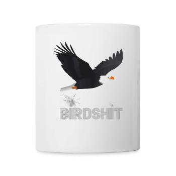 BIRDSHIT EAGLE - COULEUR - Mug blanc - blanc - Devant