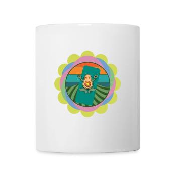 Avocado macht Yoga - Tasse - Weiß - Vorne