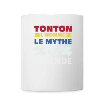 Cadeau Super Tonton Anniversaire Futur Tonton - Mug blanc - blanc - Devant