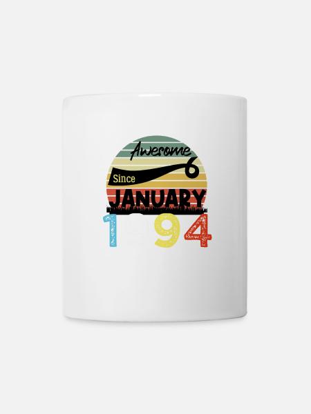 Awesome Since January 1994 Vintage 30 ans - Mug blanc - blanc