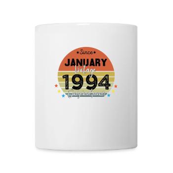30 Jahre alt Baujahr 1994 Jahrgang Januar 1994 - Tasse - Weiß - Vorne