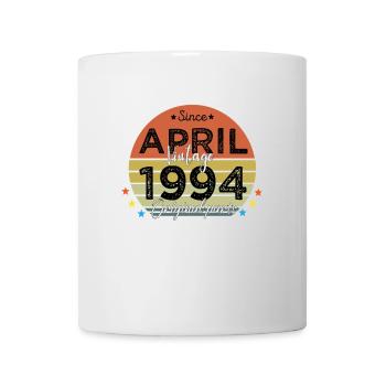 30 Jahre alt Baujahr 1994 Jahrgang April 1994 - Tasse - Weiß - Vorne