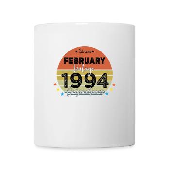 30 Jahre alt Baujahr 1994 Jahrgang Februar 1994 - Tasse - Weiß - Vorne
