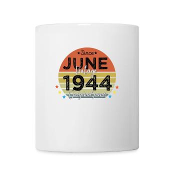 80 Years Old Made In 1944 Vintage June 1944 - Mug blanc - blanc - Devant