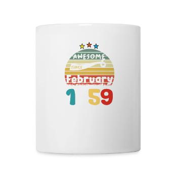 1959 vintage anniversaire rétro édition limitée - Mug blanc - blanc - Devant