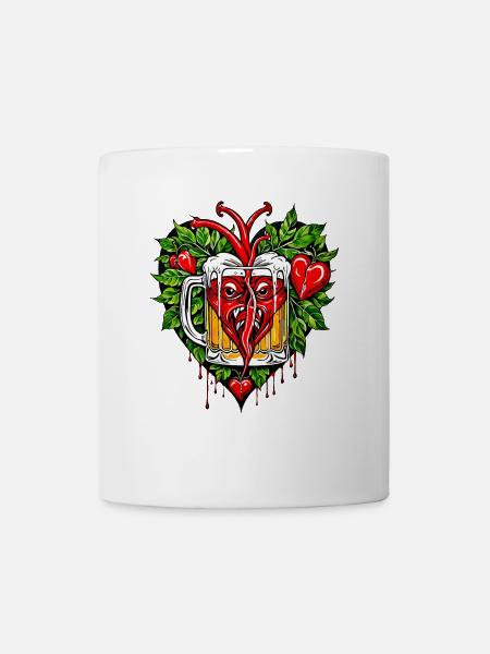 Ich liebe Bier - Tasse - Weiß