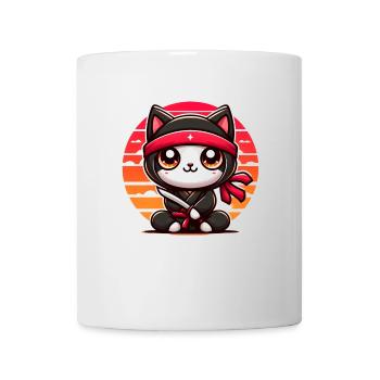 Ninja Cat - Mug - white - Front