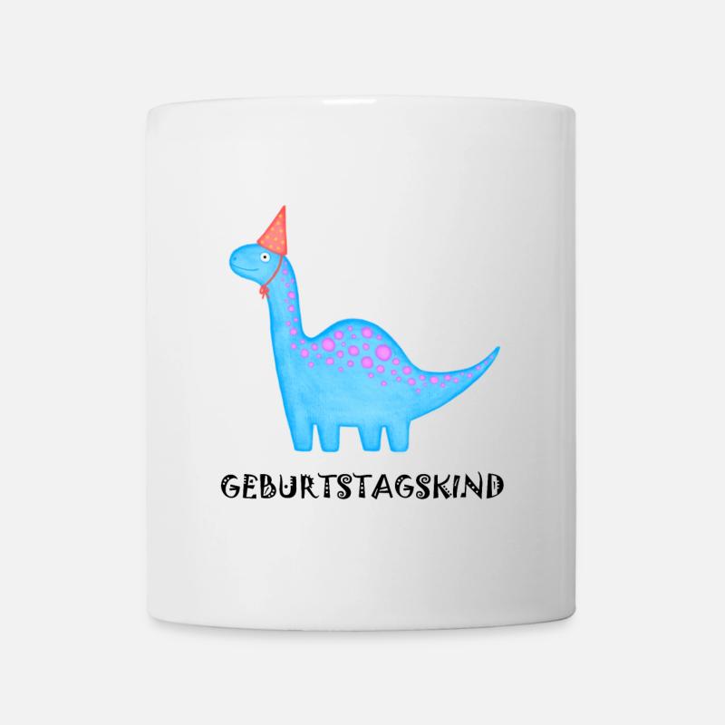 Birthday Boy Brachiosaurus Dino Birthday - Mug - white