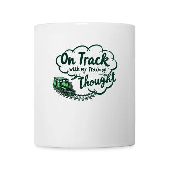 Railfan Train Enthusiast Locomotive Lover - Mug - white - Front