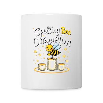 Concours de mots Spelling Bee Champion - Mug blanc - blanc - Devant