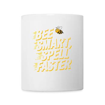 Concours de mots Spelling Bee Champion - Mug blanc - blanc - Devant