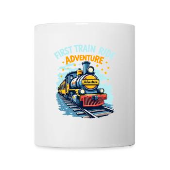 First Train Ride Railway Adventure Scenic Travel - Tasse - Weiß - Vorne