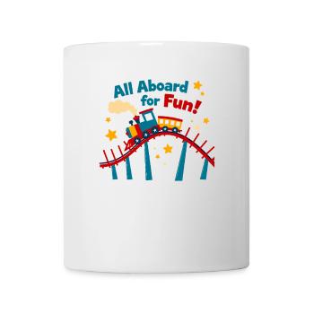 First Train Ride Railway Adventure Scenic Travel - Mug - white - Front