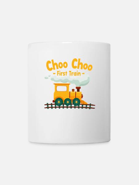 Premier trajet en train Aventure en train Voyage panoramique - Mug blanc - blanc