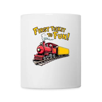 First Train Ride Railway Adventure Scenic Travel - Mug - white - Front