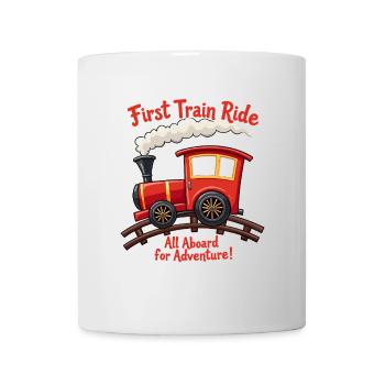 First Train Ride Railway Adventure Scenic Travel - Mug - white - Front