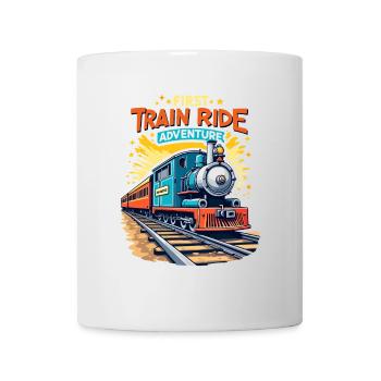 First Train Ride Railway Adventure Scenic Travel - Mug - white - Front