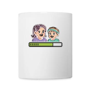 Gamer Mom Spielt Mit Der Kinderspiel-spiele Für - Tasse - Weiß - Vorne