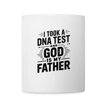 Test ADN fait, Dieu est mon père ! Chrétien - Mug blanc - blanc - Devant