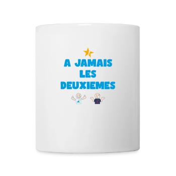 A jamais les deuxiemes - Mug blanc - blanc - Devant