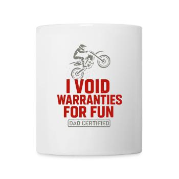 Motocross Dad Dirt Bike Cadeau Motocross Dads - Mug blanc - blanc - Devant