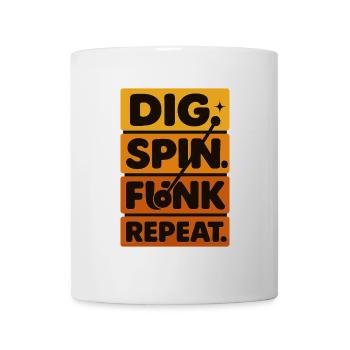 Funk Disque Vinyle Collector Musique Rétro - Mug blanc - blanc - Devant