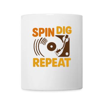 Funk Disque Vinyle Collector Musique Rétro - Mug blanc - blanc - Devant
