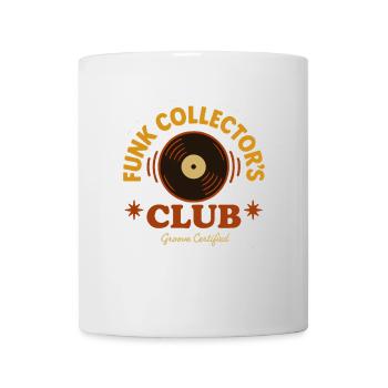 Funk Disque Vinyle Collector Musique Rétro - Mug blanc - blanc - Devant