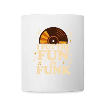 Funk Disque Vinyle Collector Musique Rétro - Mug blanc - blanc - Devant