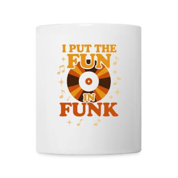 Funk Disque Vinyle Collector Musique Rétro - Mug blanc - blanc - Devant