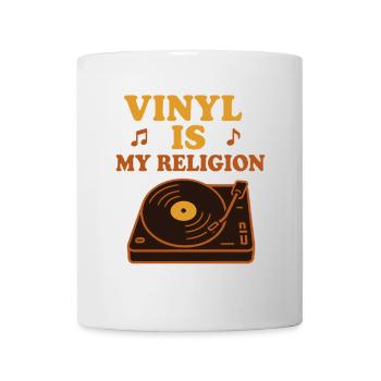 Funk Disque Vinyle Collector Musique Rétro - Mug blanc - blanc - Devant