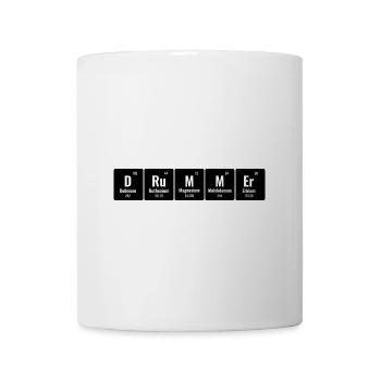 Periodical Table Of Elements Drummer Drum Drumming - Mug - white - Front
