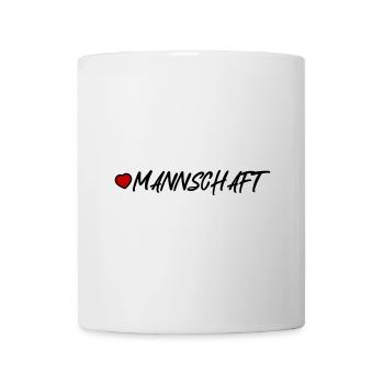 Mannschaft Herz - Tasse - Weiß - Vorne