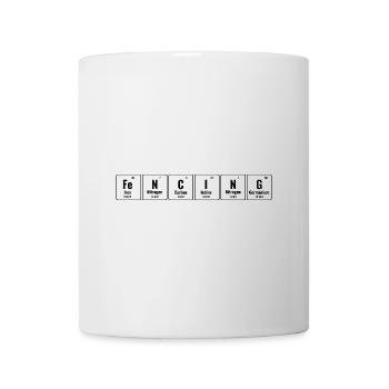 Fencing Periodic Table Of Elements Sword Epee - Mug - white - Front