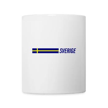 Équipe de la Suède - Mug blanc - blanc - Devant