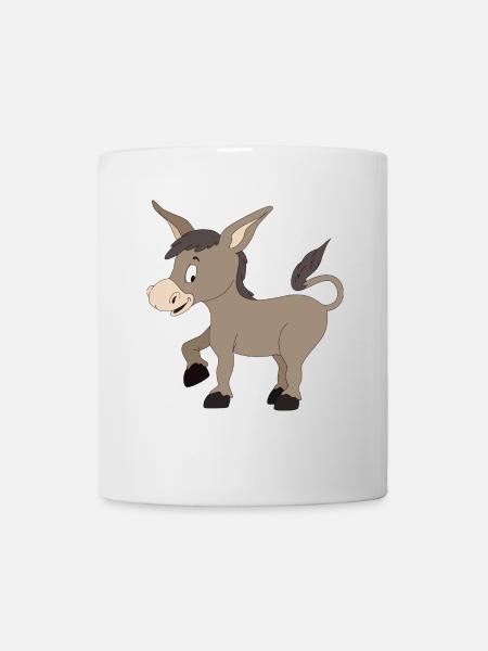 Niedlicher Esel - Tasse - Weiß