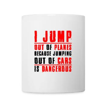 Skydiving Skydive Girl Skydiving Gift - Mug - white - Front