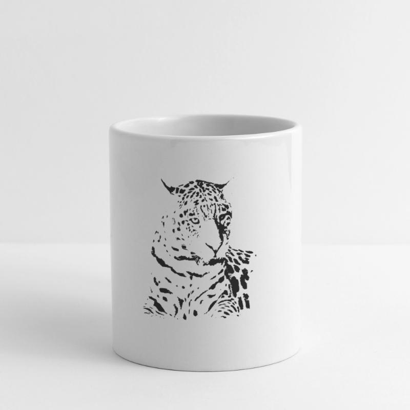 leopard schwarz Geschenke Geschenkidee Tasse