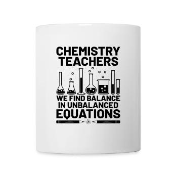 Professeur de sciences Professeur d’école Biologie Chimie P - Mug blanc - blanc - Devant
