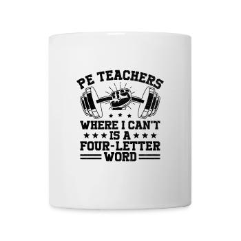 Sportlehrer Sportlehrer Schullehrer - Tasse - Weiß - Vorne