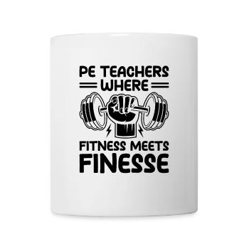 Physical Education Teacher PE Teachers School Spor - Mug - white - Front