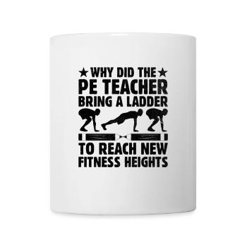 Physical Education Teacher PE Teachers School Spor - Mug - white - Front