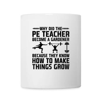 Sportlehrer Sportlehrer Schullehrer Schule Spor - Tasse - Weiß - Vorne